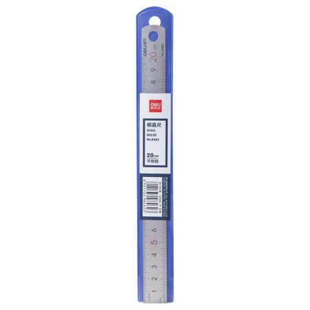 Rigla metal 20 cm DELI DLE8462