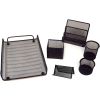Set 6 piese organizare birou, metal, Mesh
