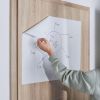 Folie electrostatica alba 60x80 cm, 15 buc/set