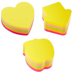 Stick notes, 70 x 70 mm, 400 file, 5 culori neon, D.RECT