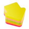 Stick notes, 70 x 70 mm, 400 file, 5 culori neon, D.RECT