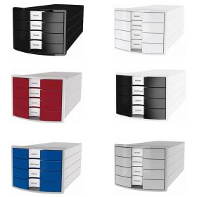 Suport documente birou cu 4 sertare HAN Impuls tip inchis