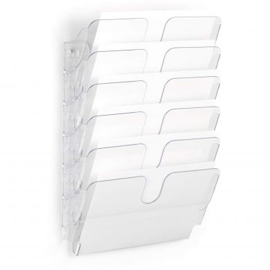 Durable 1700014401 Folderhouder (Flexiplus 6 liggend formaat, A4) 1 set, transparant Durable 1700014401 Folderhouder (Flexiplus 6 liggend formaat, A4) 1 set, transparant