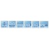 Suport ergonomic textil pentru spate DESQ 1341 Mesh