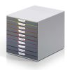 Suport documente birou 10 sertare, DURABLE Varicolor