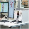 Suport documente birou 10 sertare, DURABLE Varicolor Mix