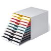 Suport documente birou 10 sertare, DURABLE Varicolor Mix