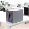 Suport documente birou 10 sertare, DURABLE Varicolor