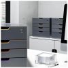 Suport documente birou 4 sertare si inchidere cheie, DURABLE Varicolor 
