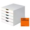Suport documente birou 5 sertare, DURABLE Varicolor Mix