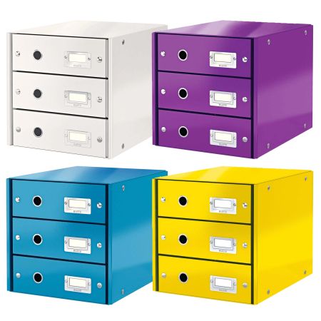 Dulap birou cu 3 sertare LEITZ Click and Store 6048