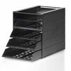 Suport documente birou cu 5 sertare, DURABLE Idealbox Basic, tip deschis