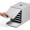 Suport documente birou cu 7 sertare, DURABLE Idealbox Plus