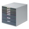 Suport documente birou 7 sertare, DURABLE Varicolor