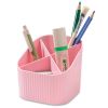Suport instrumente de scris 4 compartimente, culori pastel, HAN Re-X-Loop
