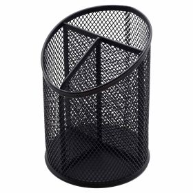 Suport instrumente de scris, 3 compartimente, Mesh