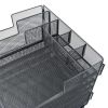 Suport documente si accesorii birou, metalic, 9 compartimente Mesh 9039-2
