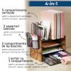 Suport documente metalic, 9 compartimente si 1 sertar Mesh 2403