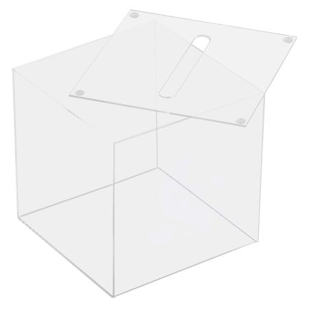 Urna plexiglas transparent, 21 cm