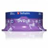 DVD+R 25 buc/cutie VERBATIM Matt Silver