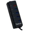Hub USB, 4 porturi 3.0 si 1 port incarcare SPACER