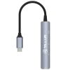 Hub USB-C, 1x USB 3.0, 2x USB 2.0, port Type-C, carcasa aluminiu, TELLUR