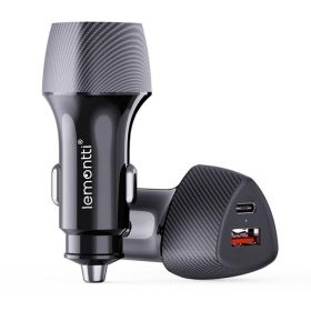 Incarcator auto cu 2 porturi, LEMONTTI 30W