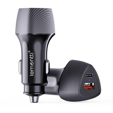 Incarcator auto cu 2 porturi, LEMONTTI 30W