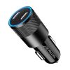 Incarcator auto cu 2 porturi, iluminare LED, LEMONTTI 30W
