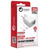 Incarcator priza cu 2 porturi, cablu Type-C, LEMONTTI 20W