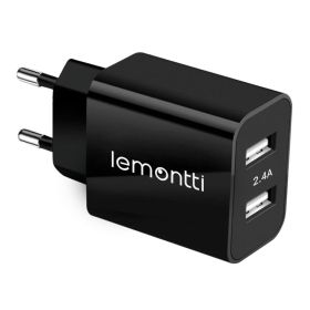 Incarcator priza cu 2 porturi LEMONTTI