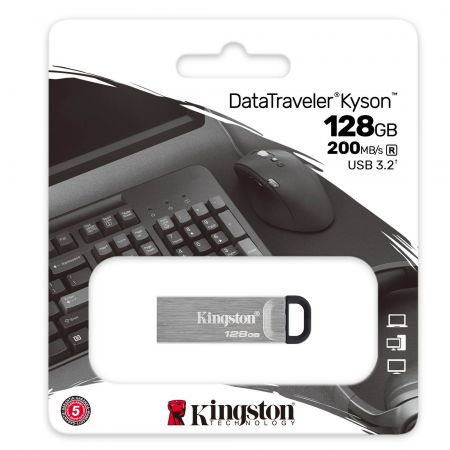 Stick USB 128 gb KINGSTON DataTraveler Kyson 3.2, metalic