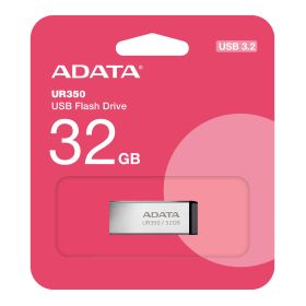 Stick USB 32GB ADATA UR350 3.2, metalic