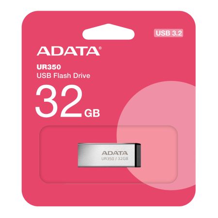 Stick USB 32GB ADATA UR350 3.2, metalic
