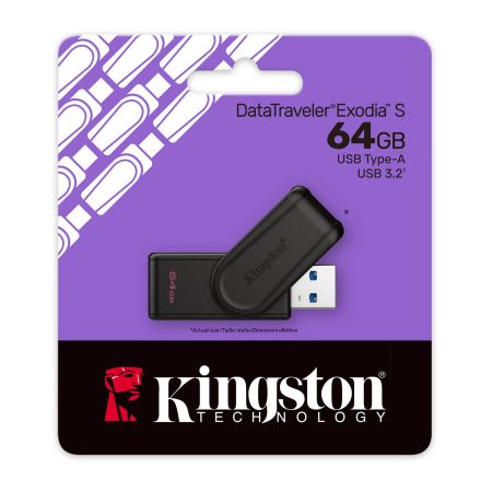 Stick USB 64GB KINGSTON DataTraveler Exodia S 3.2