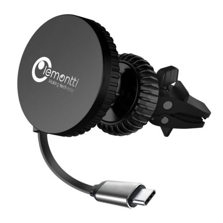 Suport magnetic telefon, incarcare wireless, LEMONTTI