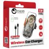 Suport auto cu clips pentru telefon, deschidere automata, incarcare wireless 15W, LEMONTTI