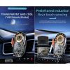 Suport auto cu clips pentru telefon, deschidere automata, incarcare wireless 15W, LEMONTTI