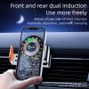 Suport auto cu clips pentru telefon, deschidere automata, incarcare wireless 15W, LEMONTTI