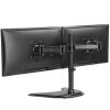Suport pentru 2 monitoare 13-27 inch, de birou, brate reglabile, BRATECK LDT07-T024