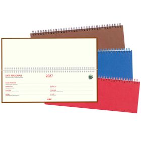Agenda 30x10 cm, saptamanala, datata 2027, cu spirala, EGO Bref