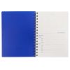 Agenda A5 nedatata, cu spira si coperta plastic HERLITZ