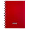 Agenda A5 nedatata, cu spira si coperta plastic HERLITZ