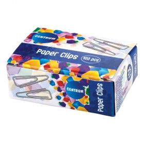 Agrafe birou triunghiulare 25 mm, 100 buc/cutie, CENTRUM