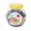 Agrafe birou colorate, 29 mm, 200 buc/set, DELI
