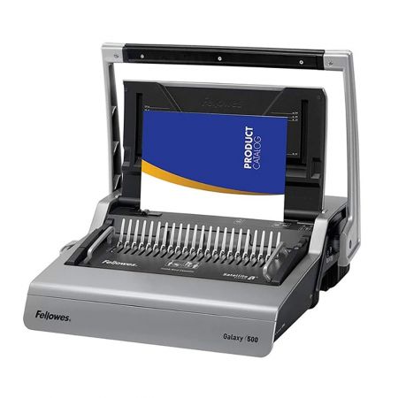 Aparat de indosariat cu inele plastic FELLOWES Galaxy 500