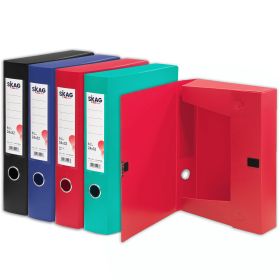 Cutie arhivare din plastic, cu arici, 6 cm, SKAG Plan