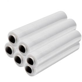 Folie stretch 23 mic, transparenta, 50 cm x 160 m, 6 buc/set