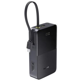 Baterie externa 20000mAh, display LCD, cablu incorporat, BASEUS Bipow 2 Pro