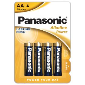 Baterii alcaline PANASONIC Power Lasting Energy LR6/AA, 4 buc/set